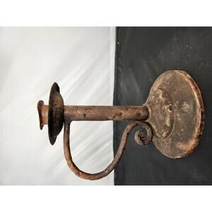 Fabulous Antique Hogscraper Candlestick 1800s